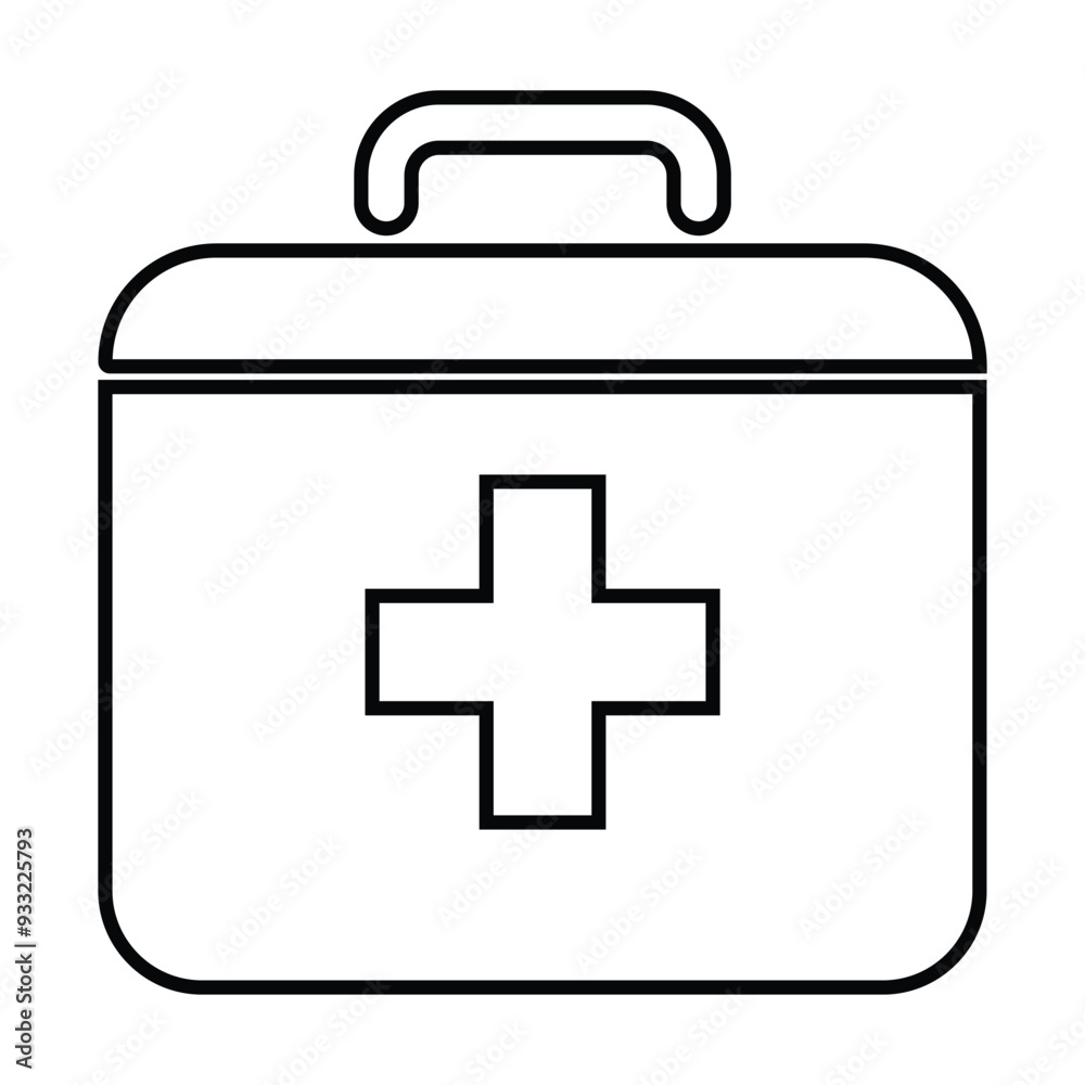 Fototapeta premium First aid icon vector