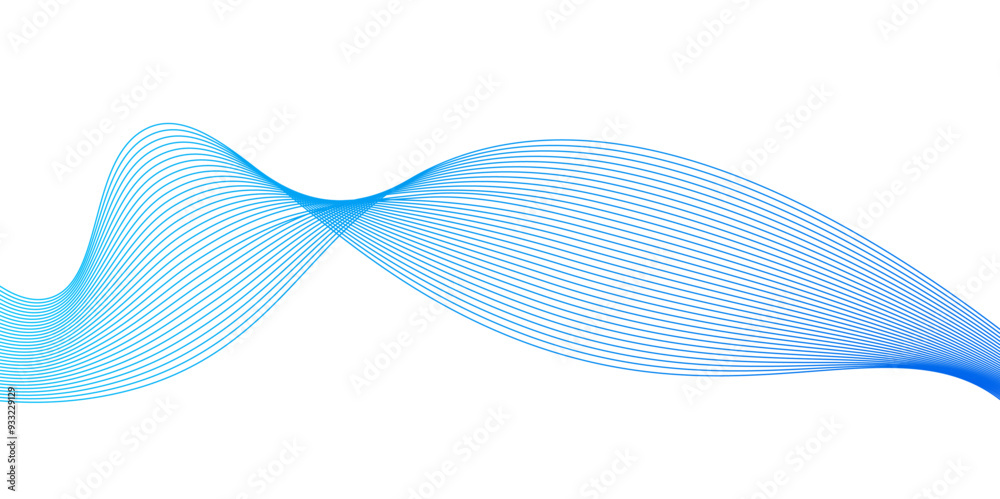 Blue wave lines on white background. Abstract business wave curve lines background. Abstract wave line for banner,template abstract design flowing particles wave. Blue wave lines on white background. Abstract business wave curve lines background. Abstract wave line for banner,template abstract design flowing particles wave.