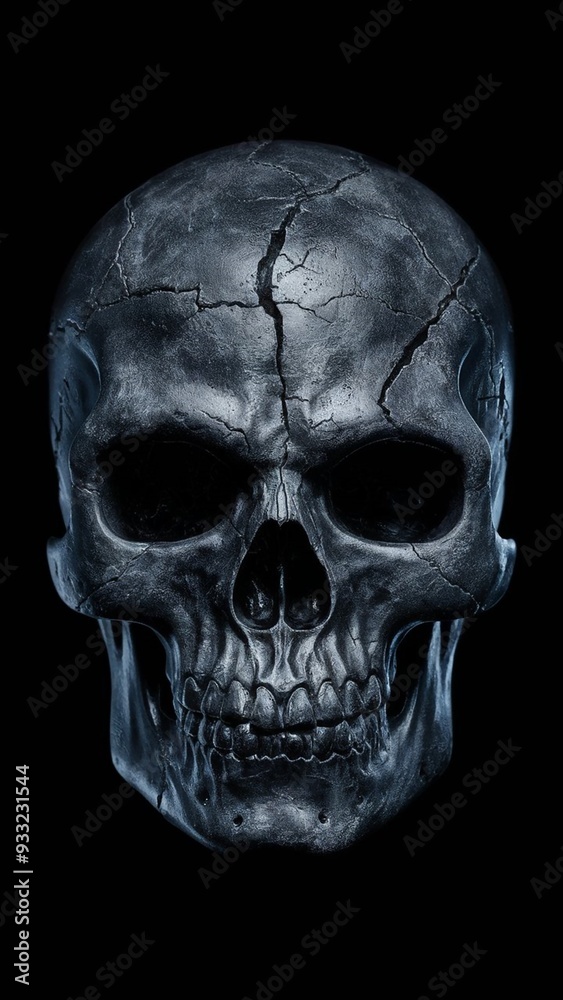 Weathered Skull with Intricate Bone Details Weathered Skull with Intricate Bone Details