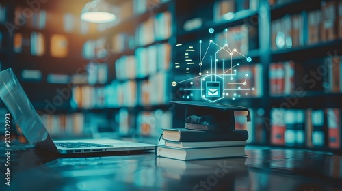 Wallpaper Mural Education Distance E-learning Online Learning Personal development concept.  Torontodigital.ca