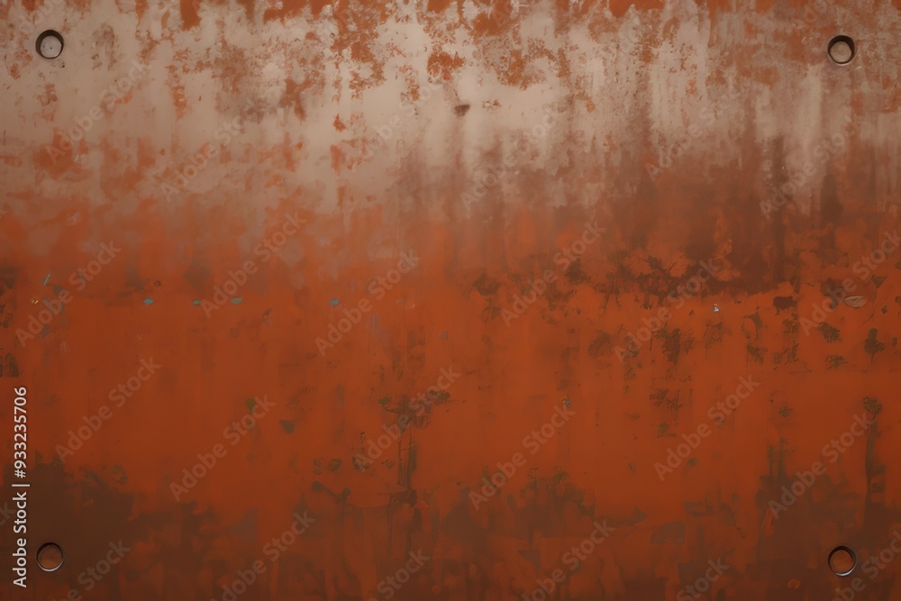 Fototapeta premium Weathered wooden wall with rusty textures and vintage brown planks