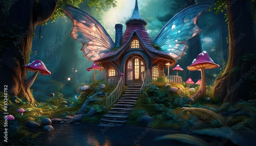 Obraz premium fairy tale castle