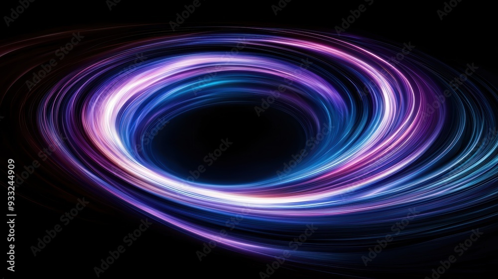 Vibrant swirling vortex of light Vibrant swirling vortex of light