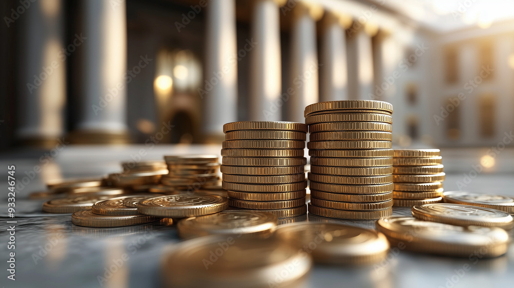 stack of coins, bank concept stack of coins, bank concept
