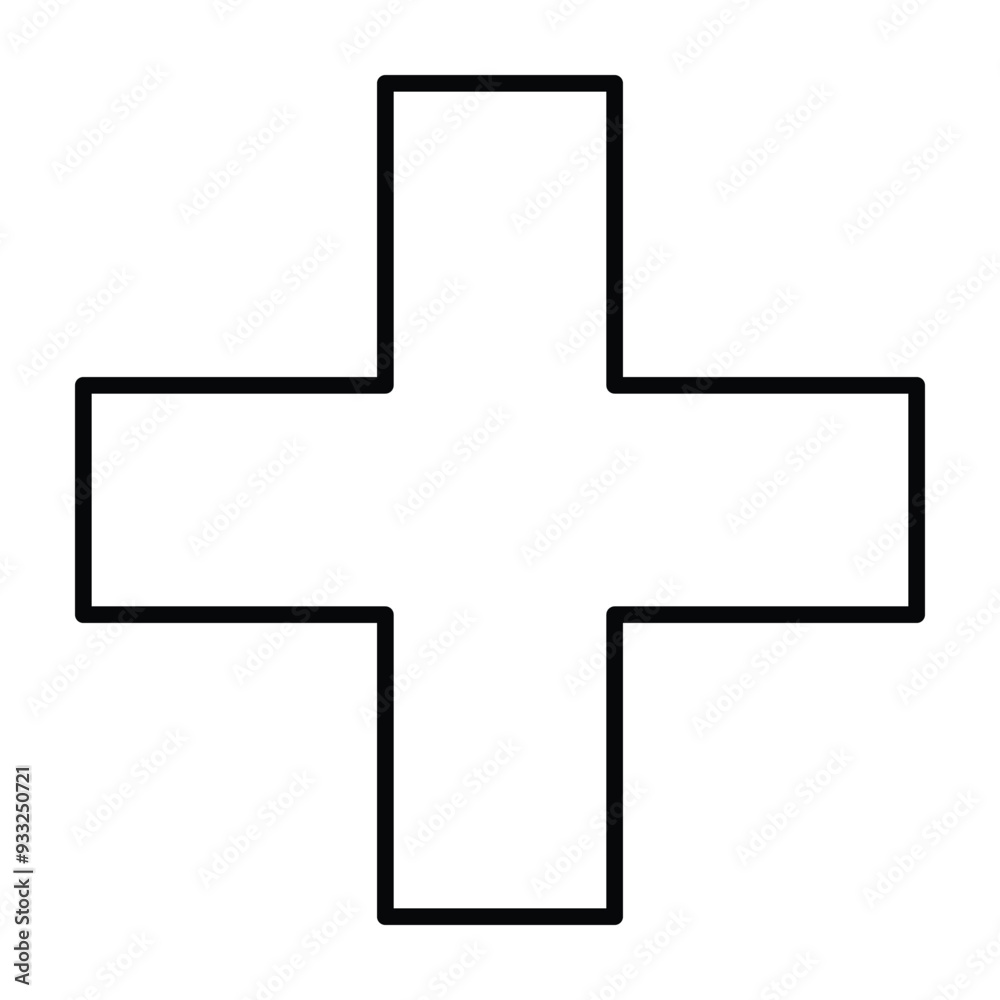 hospital icon vector on white background hospital icon vector on white background
