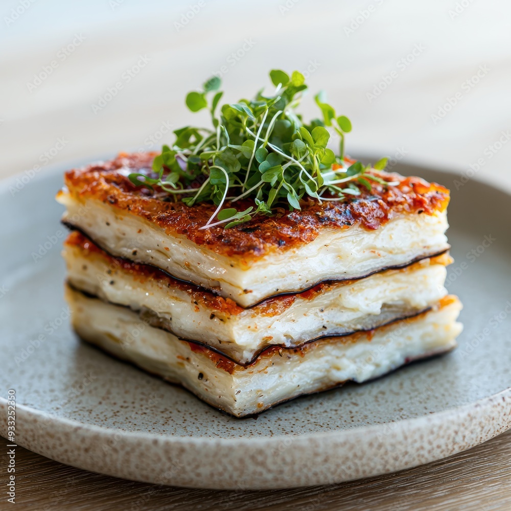 Delicious layered vegetable casserole dish Delicious layered vegetable casserole dish