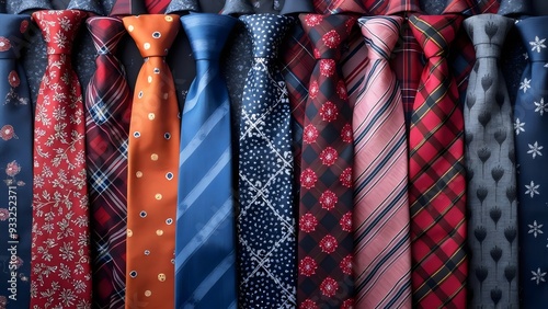 Displaying Different Types of Ties - A Variety of Styles and Patterns for Every Occasion