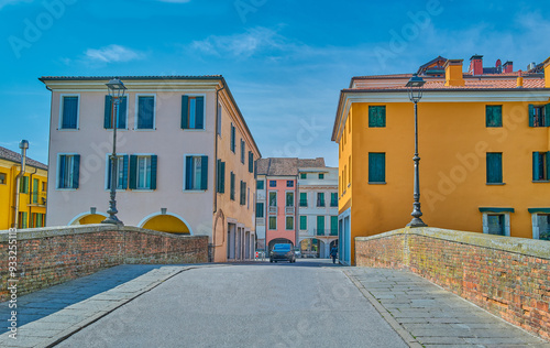 Este, an ancient town surrounded by medieval walls