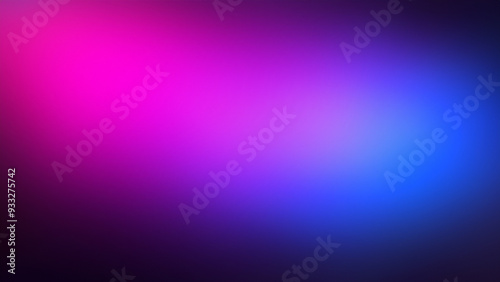 Vibrant Colorful Dots on Dark Blue Wave Landscape Abstract Background.