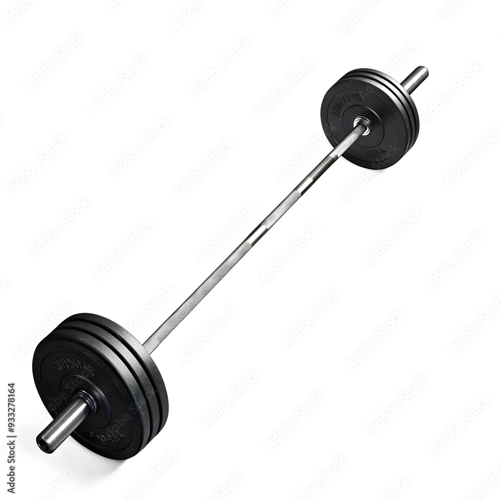 Weightlifting Barbell Clipart Isolated on White Background Heavy Load Fitness Tool with Shading Effect for Strength Training and Bodybuilding Workout Weightlifting Barbell Clipart Isolated on White Background Heavy Load Fitness Tool with Shading Effect for Strength Training and Bodybuilding Workout