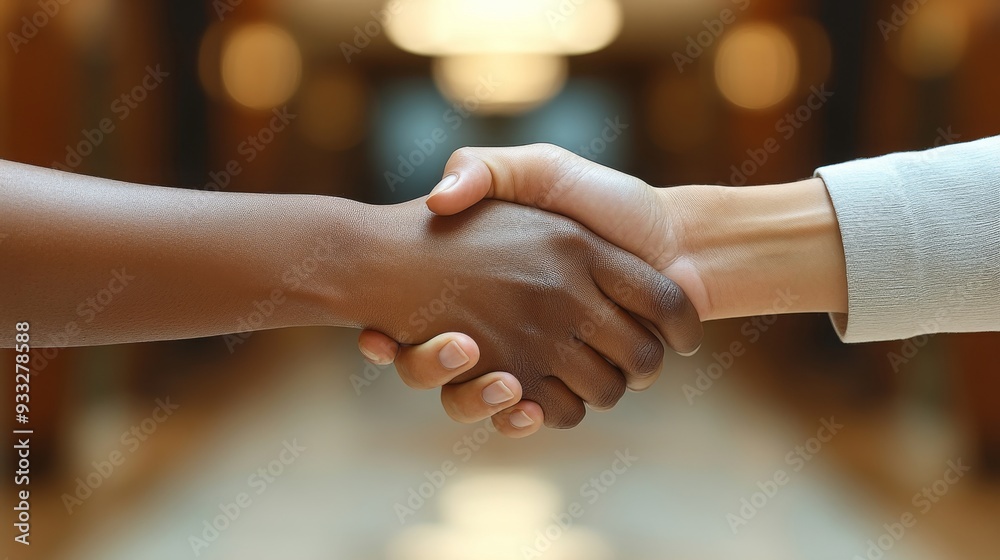 A firm handshake symbolizes agreement and partnership in a well-lit, professional space. A firm handshake symbolizes agreement and partnership in a well-lit, professional space.