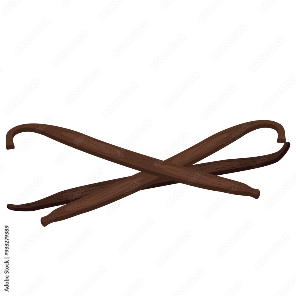 Vector image of vanilla. Concept of aromatic additive. For banners, websites, advertising, etc. Vector image of vanilla. Concept of aromatic additive. For banners, websites, advertising, etc.