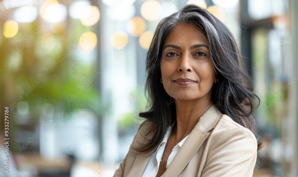 Smiling mature woman office worker, businesswoman Smiling mature woman office worker, businesswoman