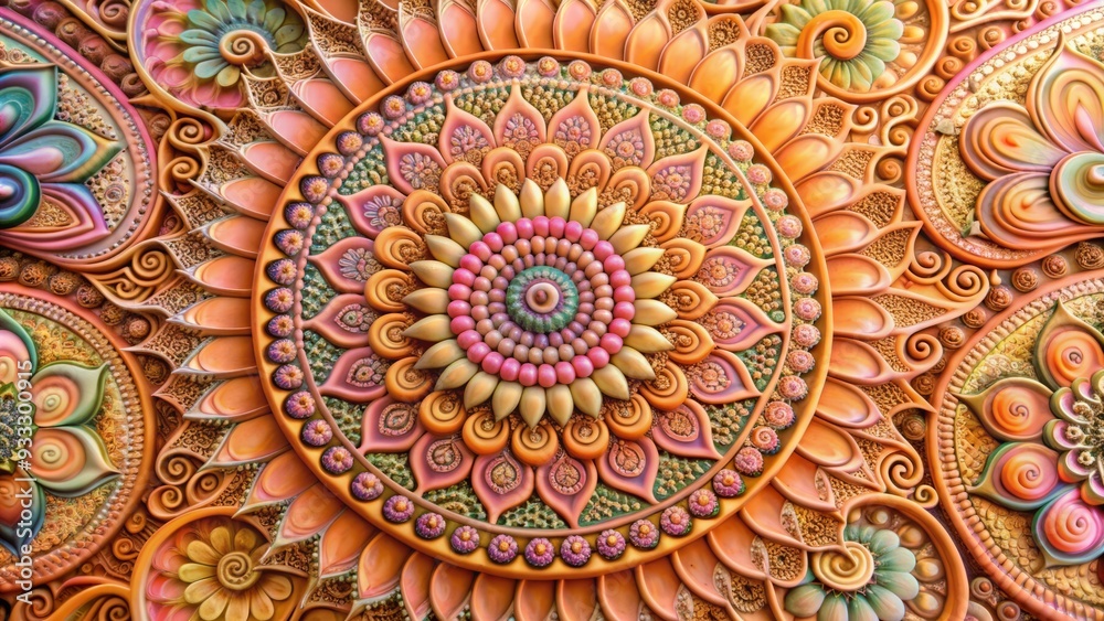 Vibrant pastel watercolors blend in intricate, swirling patterns reminiscent of ancient mosaics, creating a mesmerizing abstract design that evokes feelings of serenity and creativity. Vibrant pastel watercolors blend in intricate, swirling patterns reminiscent of ancient mosaics, creating a mesmerizing abstract design that evokes feelings of serenity and creativity.