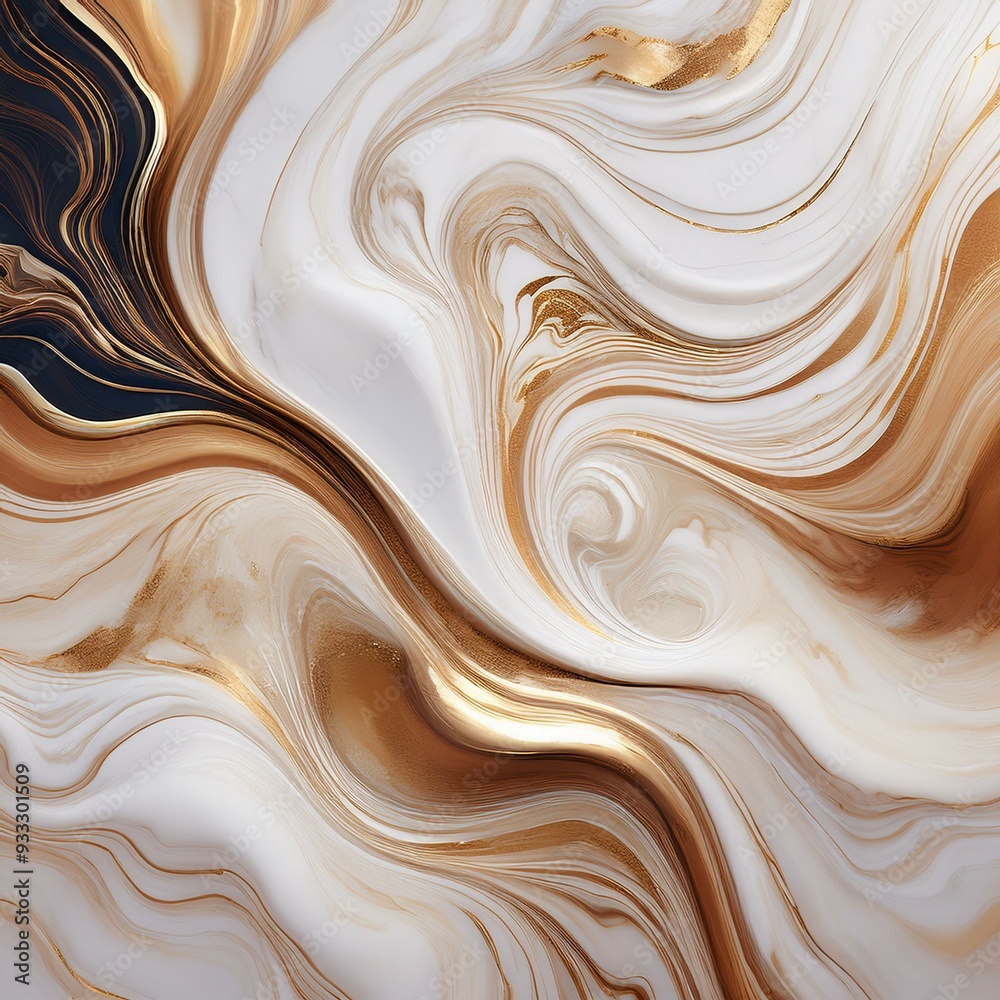 Golden Marble Swirl - Minimalist Luxe Texture Golden Marble Swirl - Minimalist Luxe Texture