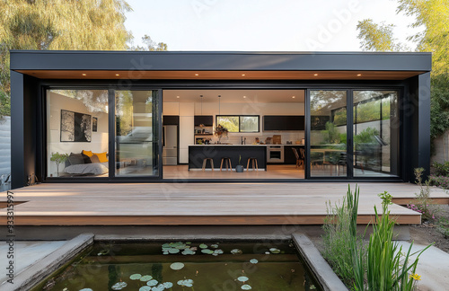 A Visionary Approach to Back Yard Design, Where the Integration of Natural Beauty and Contemporary Comfort Creates a Unique Space for Rest, Reflection, and Connection With the Outdoors