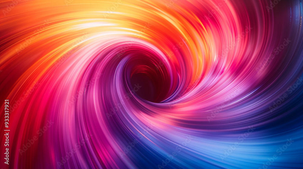 Obraz premium An abstract background with radiant swirling light pattern