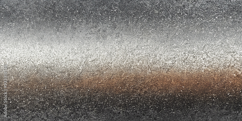 Obraz premium A gradient blending from charcoal gray to light silver with a heavy grainy texture.