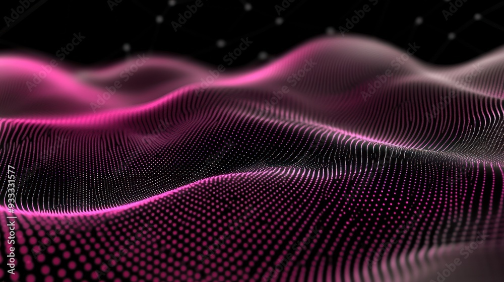 Abstract Pink Digital Landscape Abstract Pink Digital Landscape