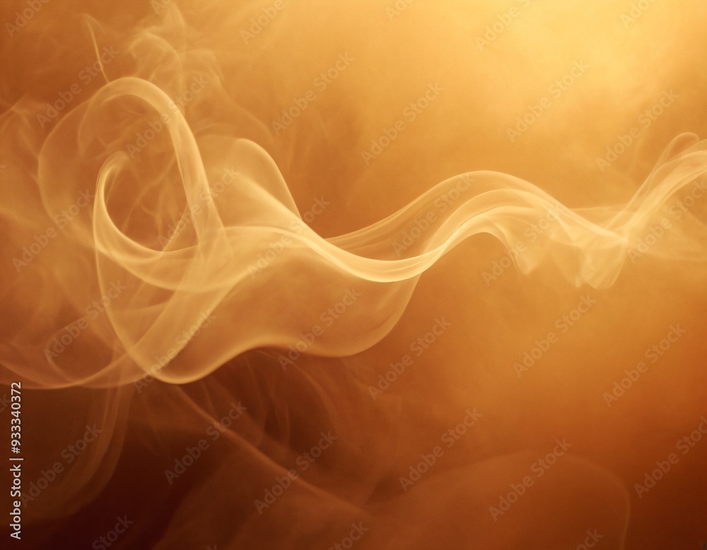Abstract Smoke Waves: Flowing, Ethereal Lines in a Soft, Hazy Background. Ai generated image. Abstract Smoke Waves: Flowing, Ethereal Lines in a Soft, Hazy Background. Ai generated image.