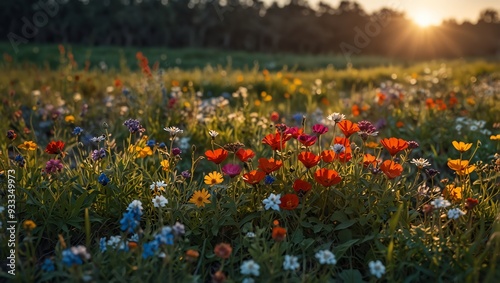 field of flowers