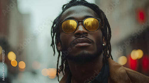 A young man with dreadlocks...