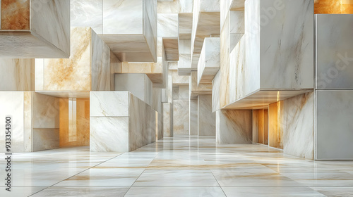 Abstract modern architectur...
