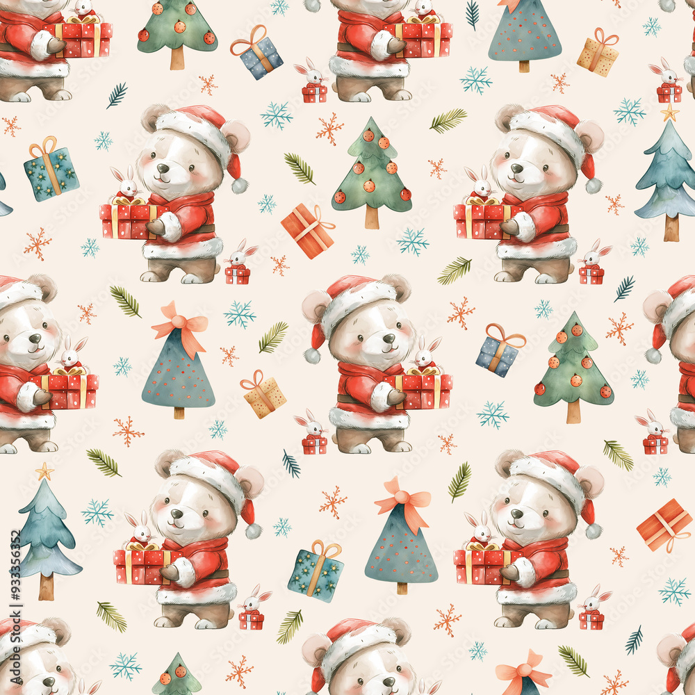 christmas seamless pattern christmas seamless pattern