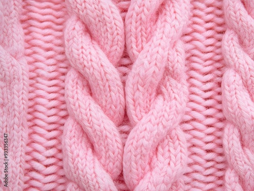 pink knitted background