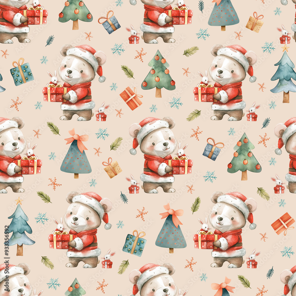 christmas seamless pattern christmas seamless pattern