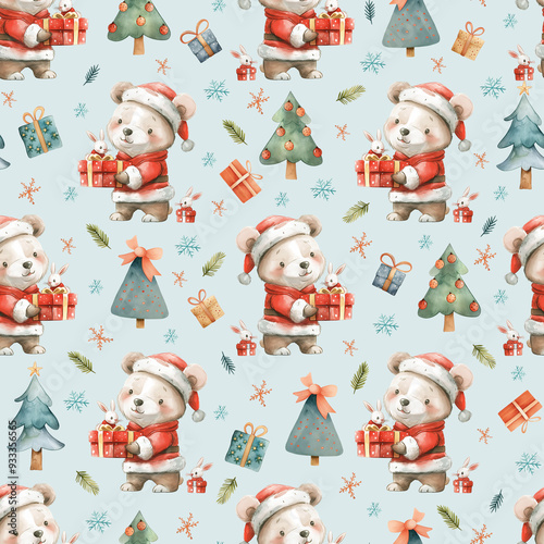 christmas seamless pattern