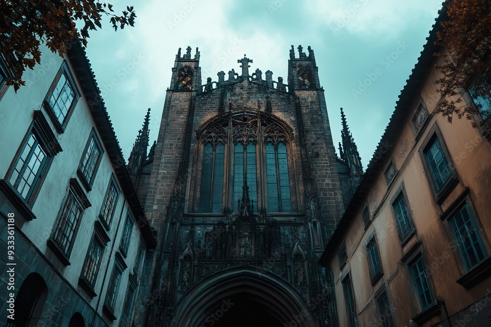 Delve into the dramatic spires and ornate details of medieval masterpieces Delve into the dramatic spires and ornate details of medieval masterpieces