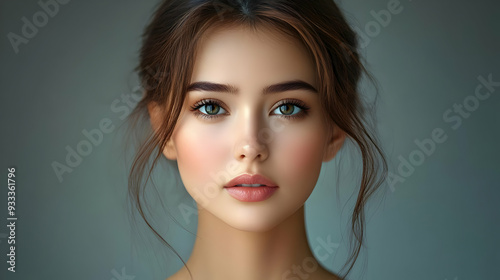 Close-up portrait of a beau...