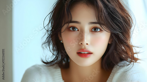 Close-up portrait of a youn...
