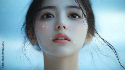Close-up portrait of a youn...