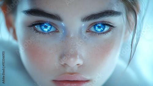 Close-up portrait of a youn...