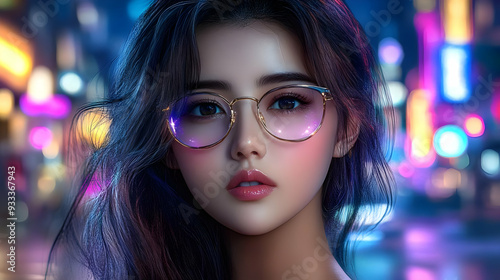 Close-up portrait of a youn...