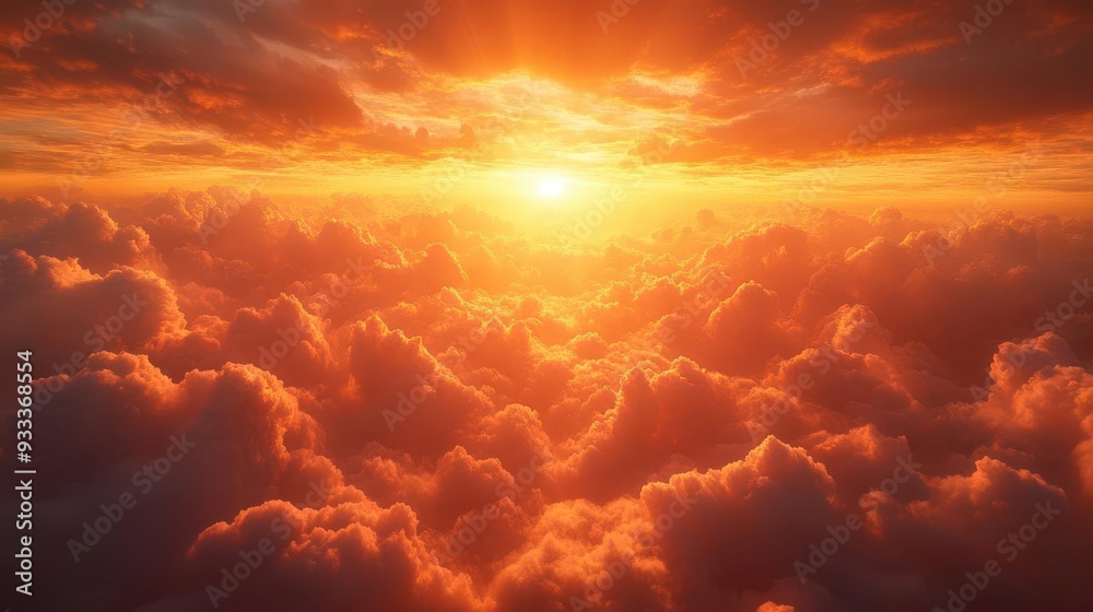ethereal scene of divine light breaking through clouds symbolizing spiritual awakening soft golden rays illuminate misty landscape below ethereal scene of divine light breaking through clouds symbolizing spiritual awakening soft golden rays illuminate misty landscape below
