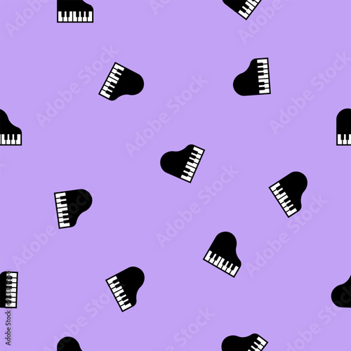 Piano seamless pattern texture background