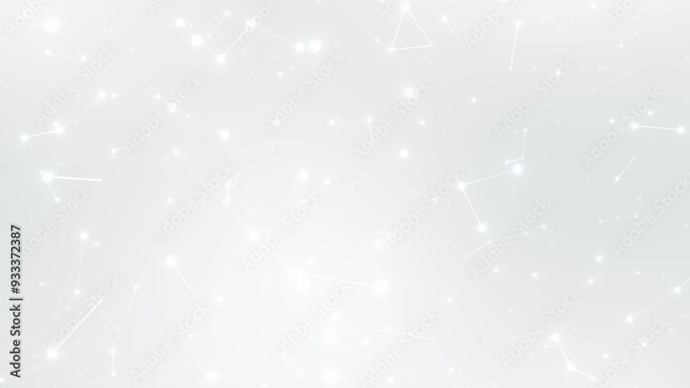 Abstract white galaxy animation evolving consiousness