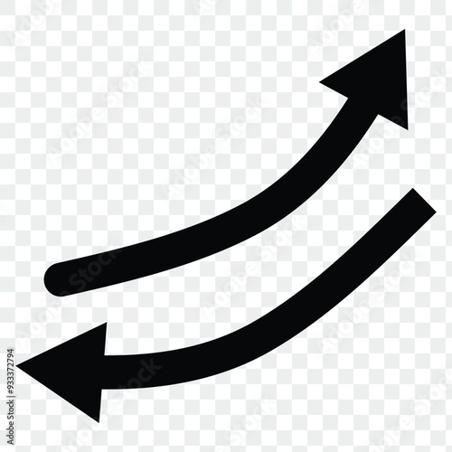 long arrow. Long arrow icon. Arrow vector.