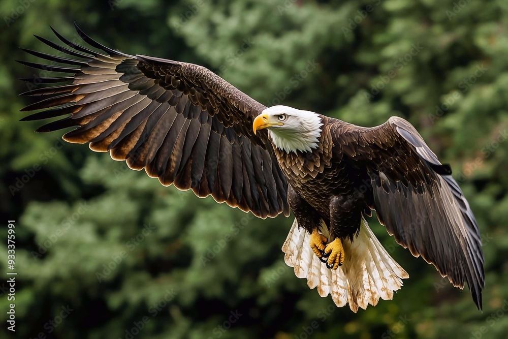 Obraz premium bald eagle in flight. Bald eagle