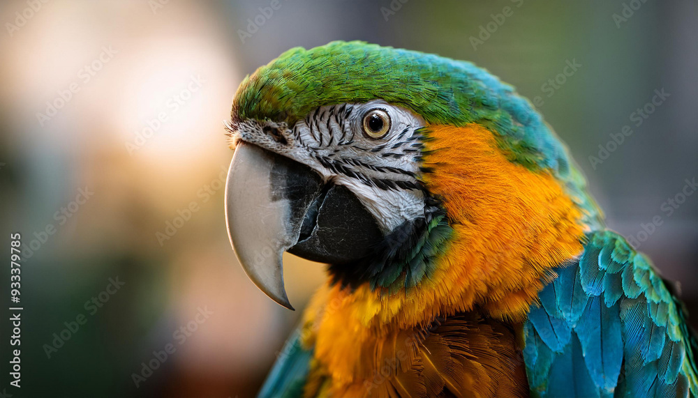 a Colorful Parrot, Showcasing Its Vibrant Feathers and Exotic Appeal a Colorful Parrot, Showcasing Its Vibrant Feathers and Exotic Appeal