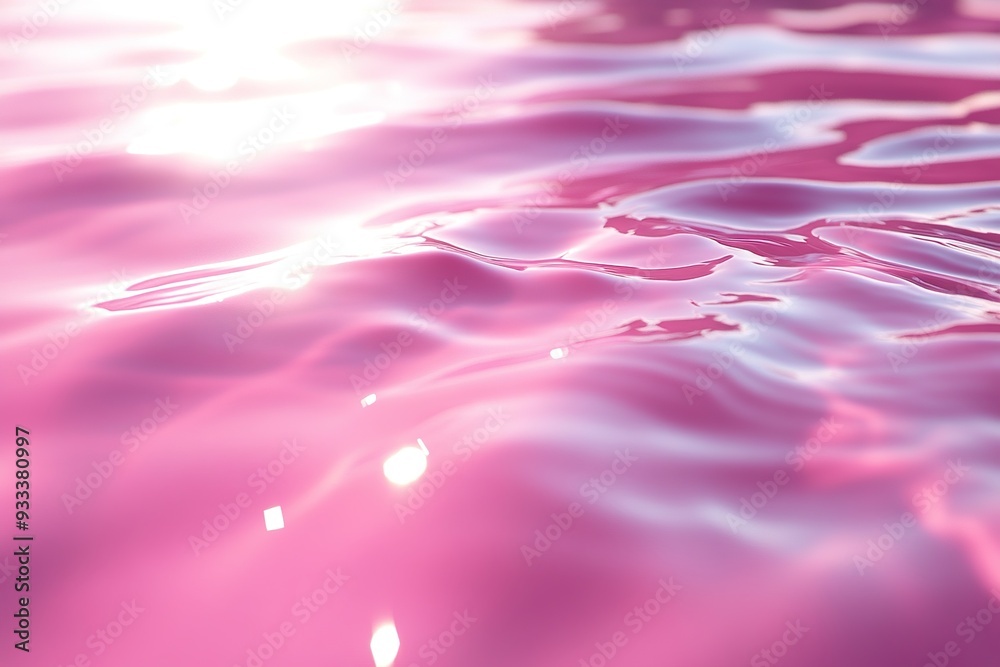Water Ripple Shadows on Pink Background Abstract Transparent Texture Water Ripple Shadows on Pink Background Abstract Transparent Texture