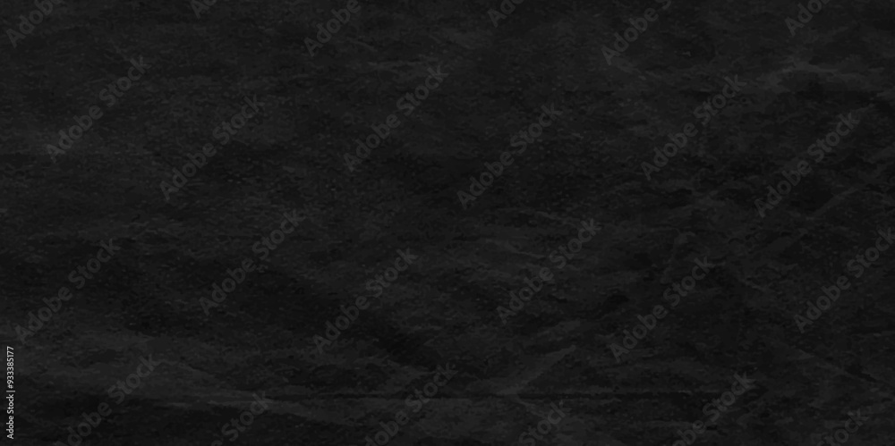 Fototapeta premium Dark black wrinkly backdrop paper background. Black paper crumpled texture background , Creative Design Templates. Print for textile, fabric, wallpaper, wrapping paper. Copy space. 