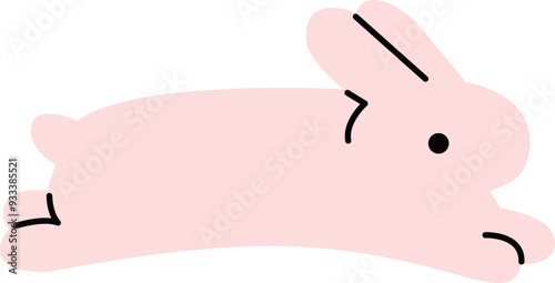 토끼 캐릭터 일러스트