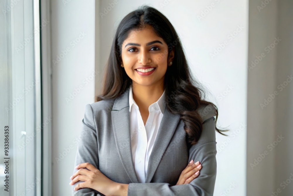Young Indian Professional - A young Indian businesswoman, dressed in business casual, presenting a confident and approachable demeanor.
Young Indian Professional - A young Indian businesswoman, dressed in business casual, presenting a confident and approachable demeanor.