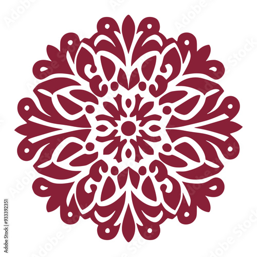 Abstract Floral Pattern for Fabric and Textiles
