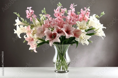 "Floral Arrangement in Vase"