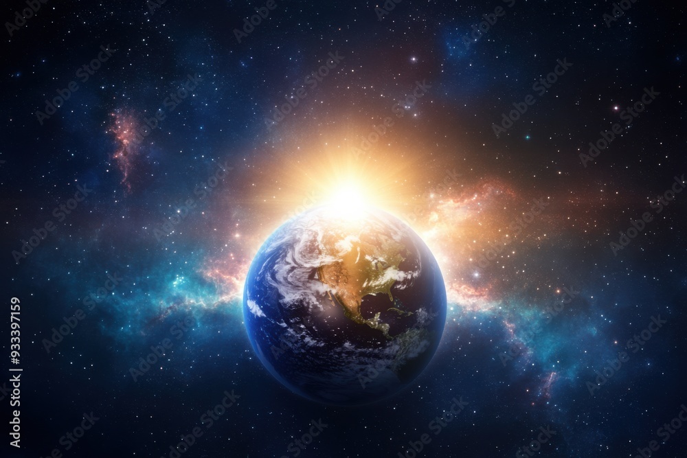 Sunrise Over Earth Sunrise Over Earth